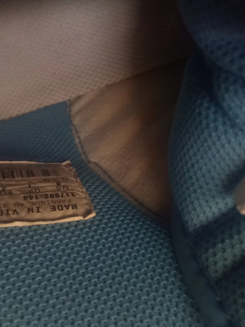 Nike Kids High-Top Sneakers in Light Blue and White